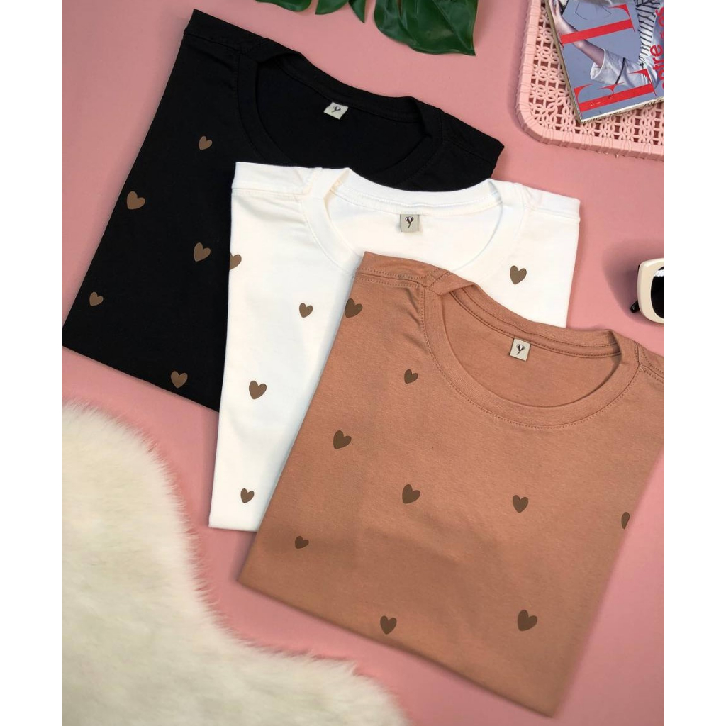 T shirt Feminina Plus Size Algodão – Estamp