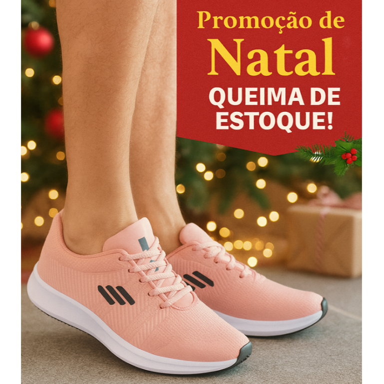 Tênis O2X Feminino Fitness Esportivo Academia Cam