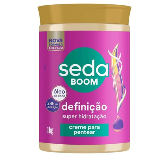 Seda Boom Definição 1KG Creme para Pentear Super