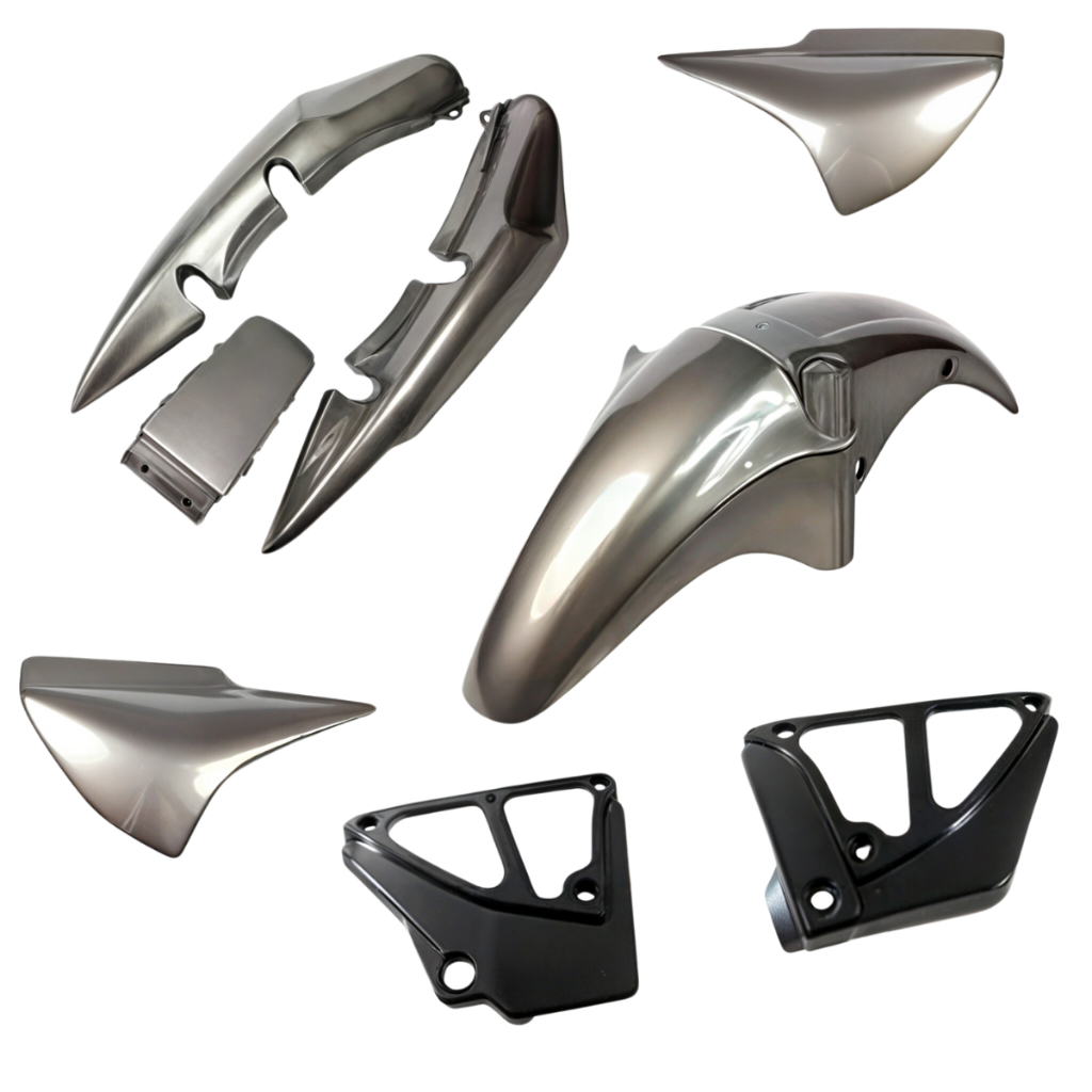 Kit Carenagem Completo Titan 150 Prata 2006 a 2008