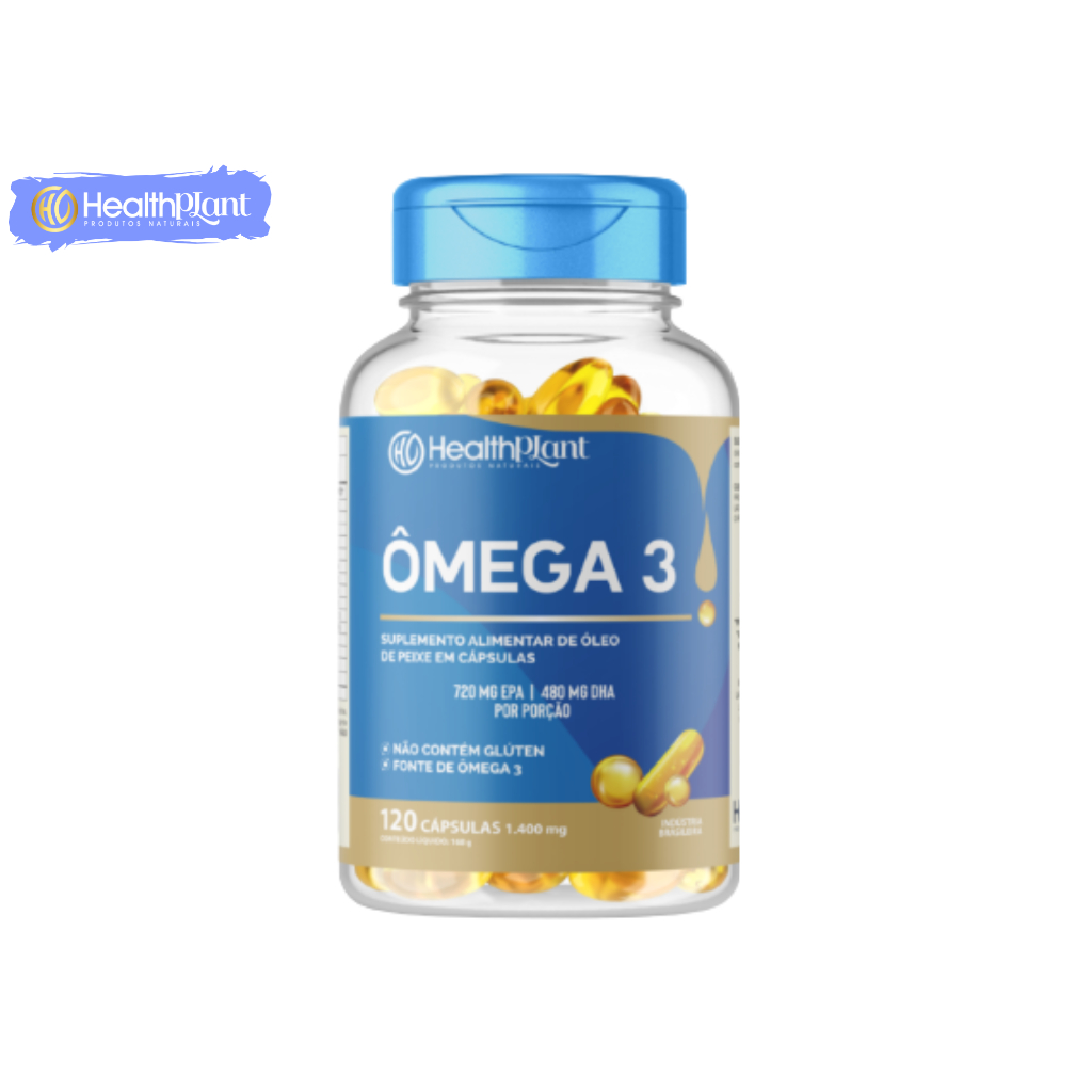 Suplemento Alimentar em cápsulas Ômega 3 Óleo d