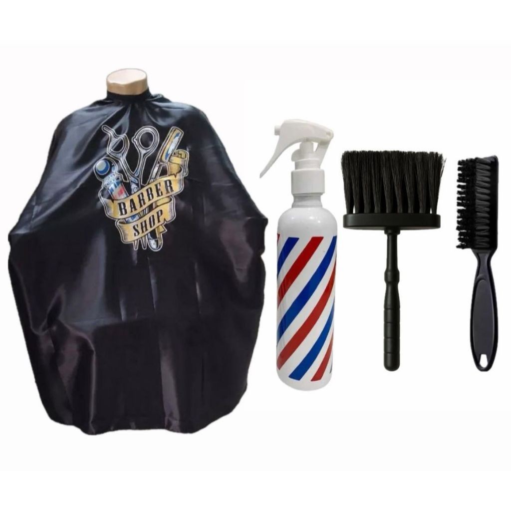 Kit Cabeleireiro Capa De Cetim + Borrifador Pole C
