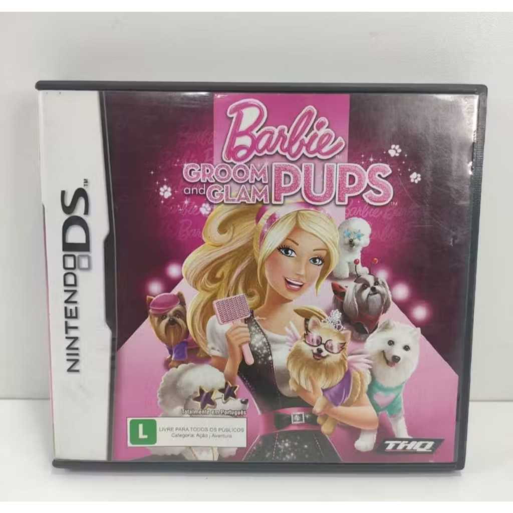 Jogo Nintendo DS/WII Barbie Groom And Glam Pups, P