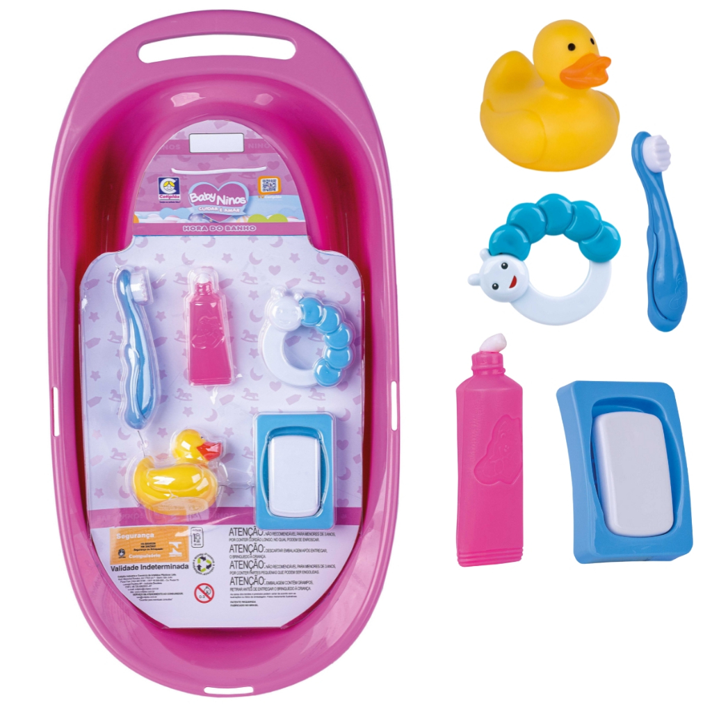 Banheira Hora do Banho Coleção Baby Ninos Cotipl