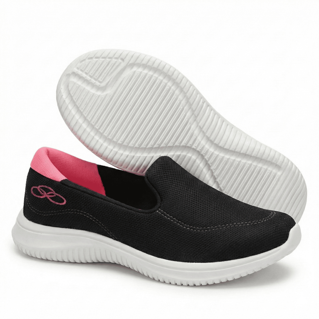 Sapatilha Slip On Feminina Confortável Leve Antid