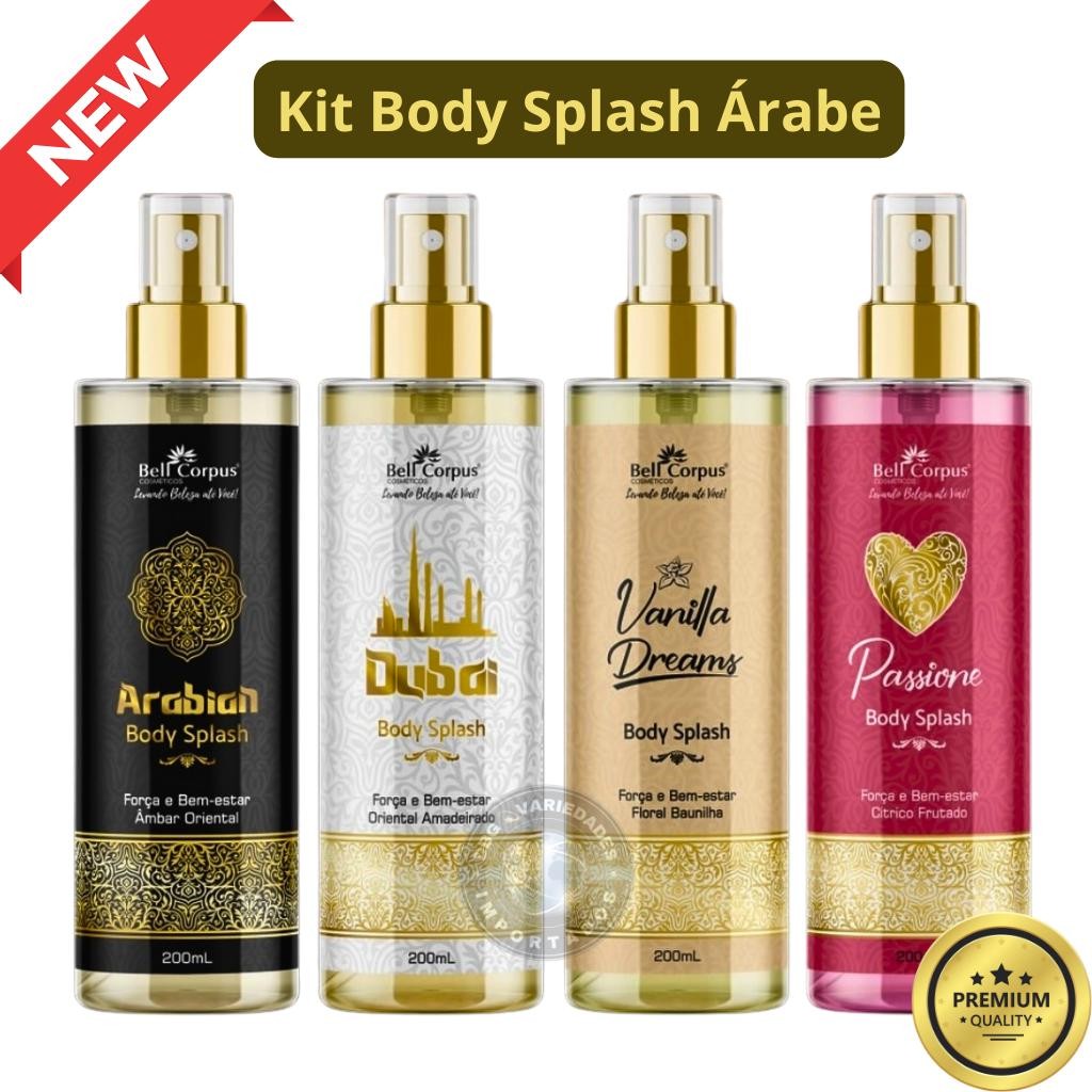 Kit Body Splash Árabe Feminino Alta fixação