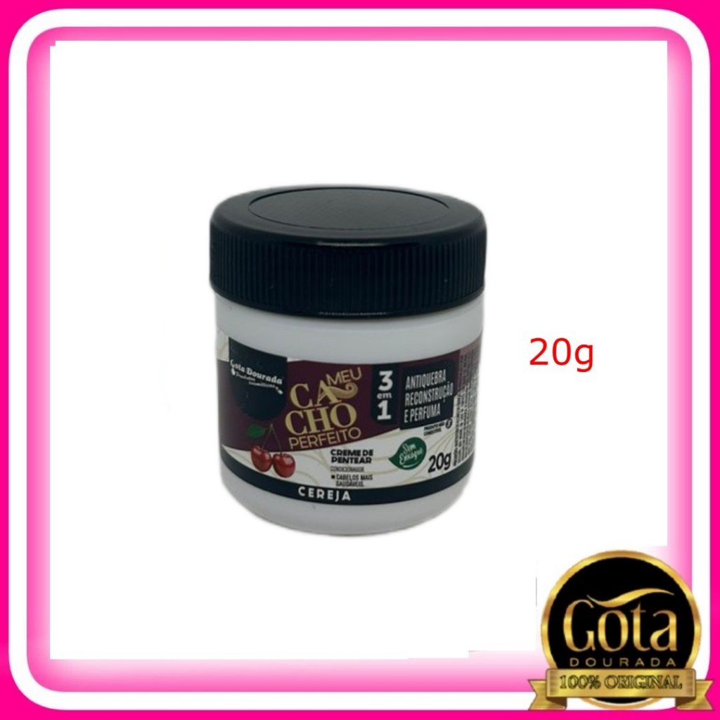 Creme de Pentear Cacho Perfeito Cereja 20g
