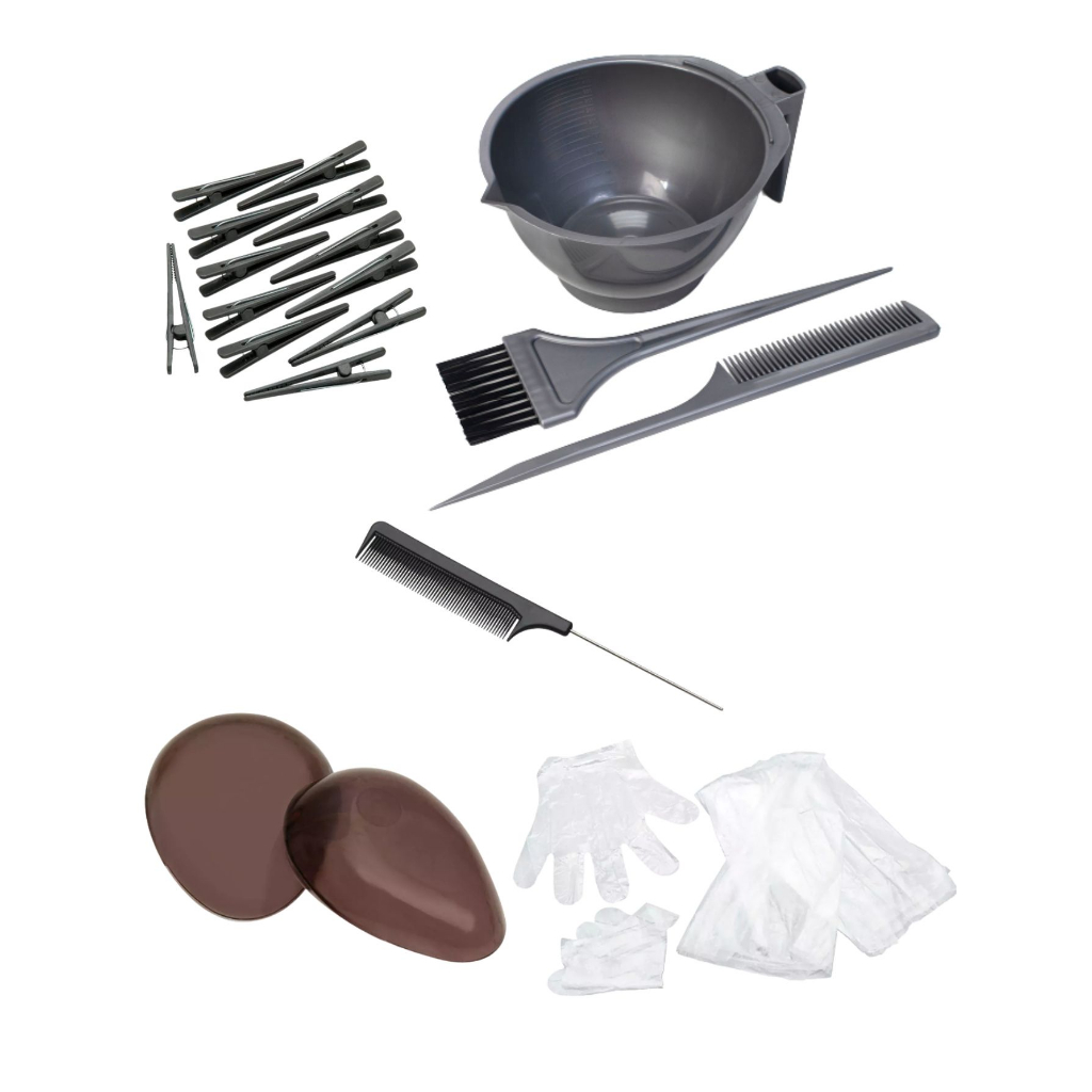 Kit para Tintura Premium – Pincel, Pentes, P