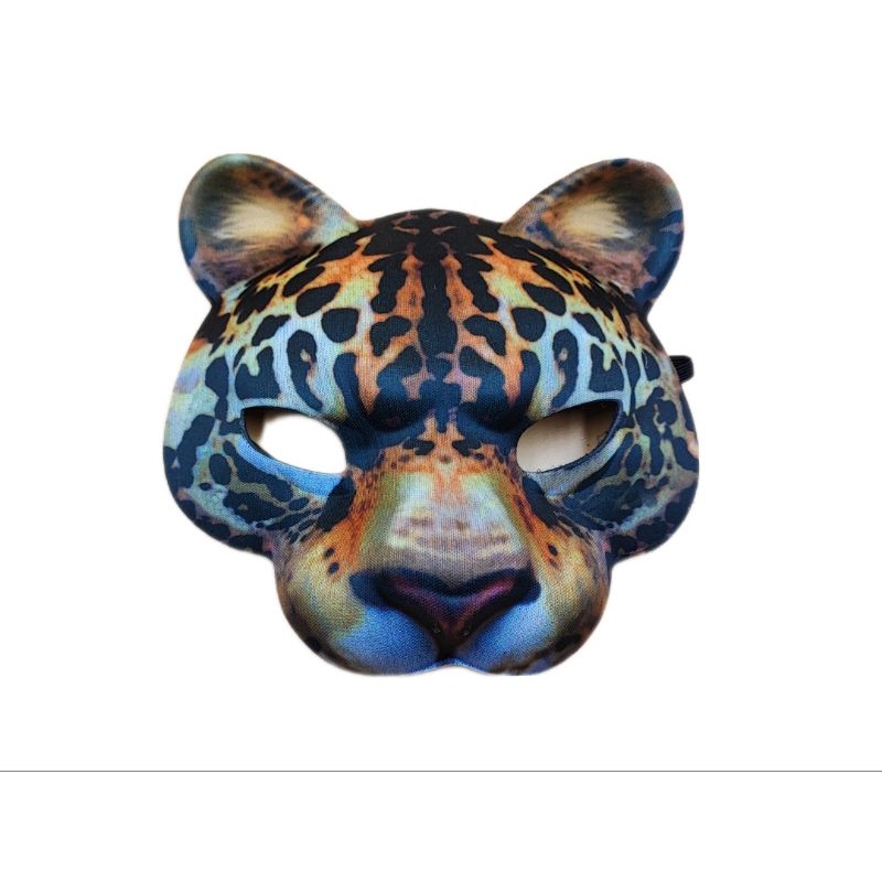 máscara de onça pintada fantasia para festa