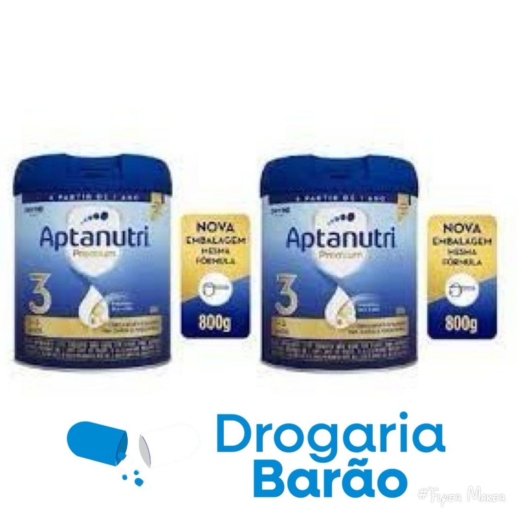 KIT C/ 2 UNIDADES APTANUTRI PREMIUM 3 800G CADA