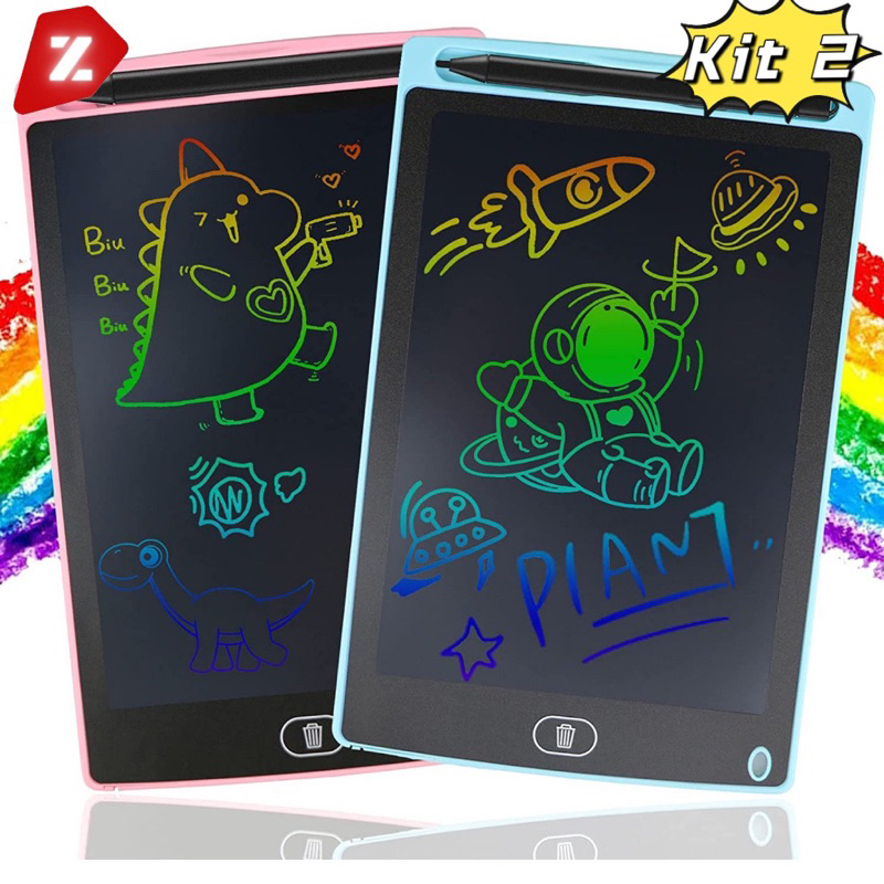 Lousa Mágica LCD Infantil Tablet de Escrever e De