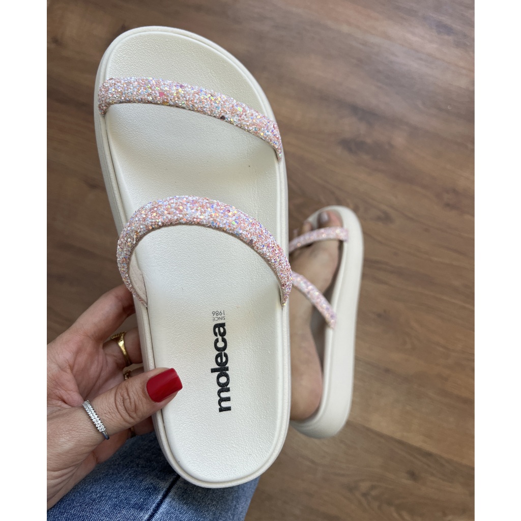 Papete Moleca feminina original Stras Brilho Promo