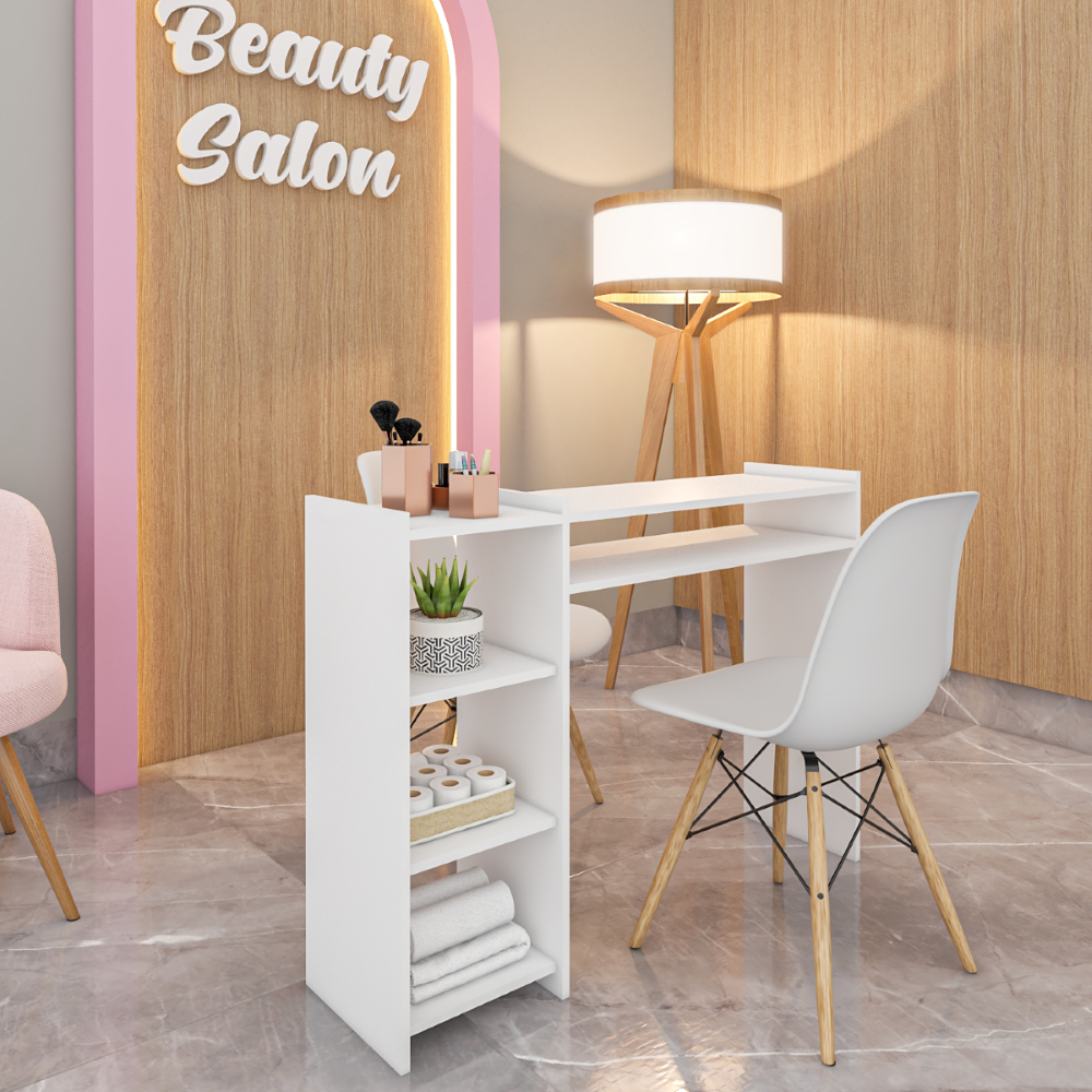 Mesa De Manicure Profissional Grande 110 Cm Aparad