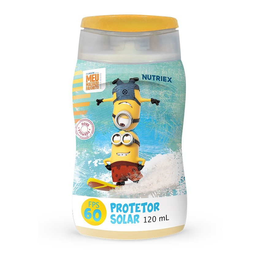 Protetor Solar Infantil FPS 60 Kids Minions 120ml 