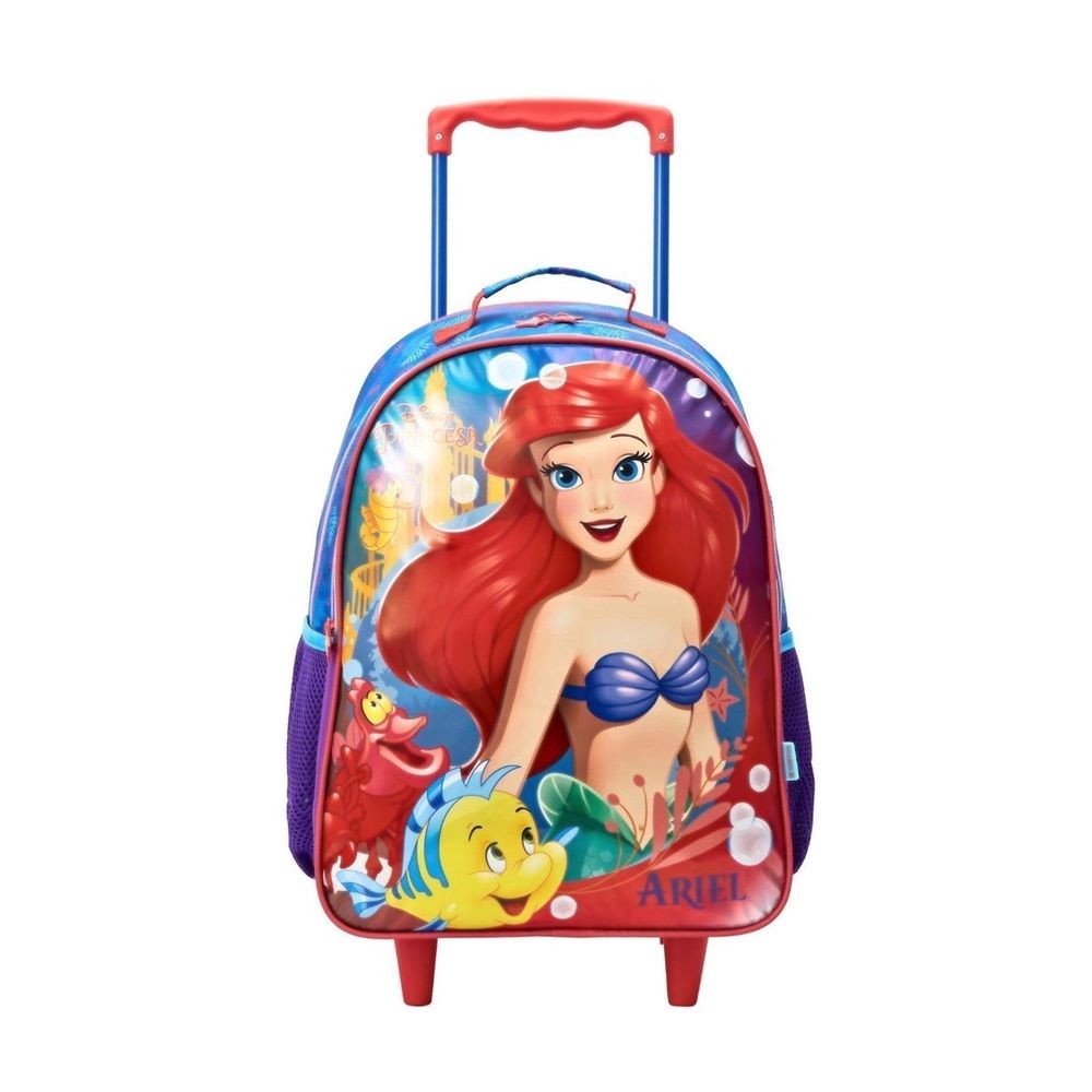 Mochila de Rodinha Princesa Ariel Original Disney 