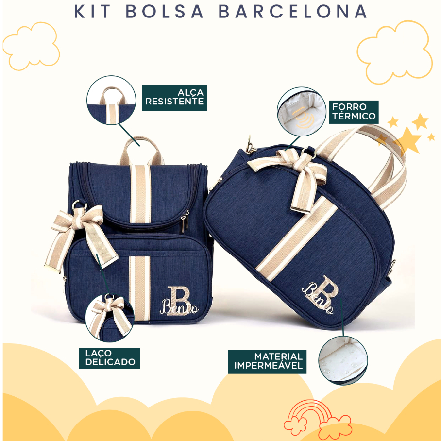 Kit Maternidade  Personalizado Térmica Impermeáv