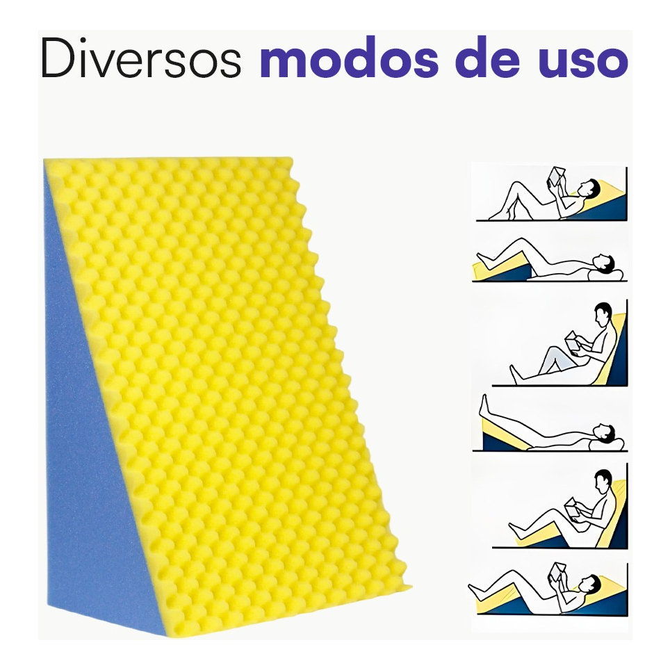 Suave Encosto Triangular Travesseiro Pós Ortopéd