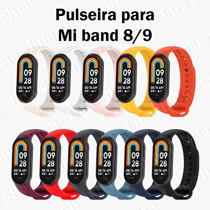 Lua cheia Pulseira Silicone Para Xiaomi mi band 8 