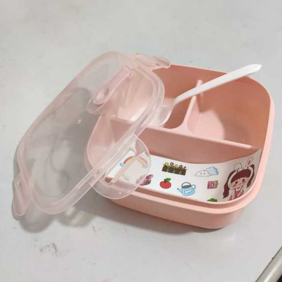 Marmita Infantil Lancheira Escolar Com Divisória