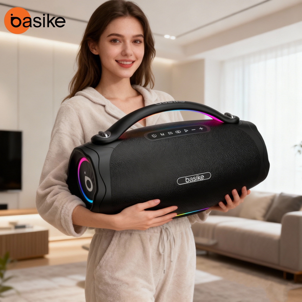 Basike caixa de som bluetooth grande 100W Boombox 