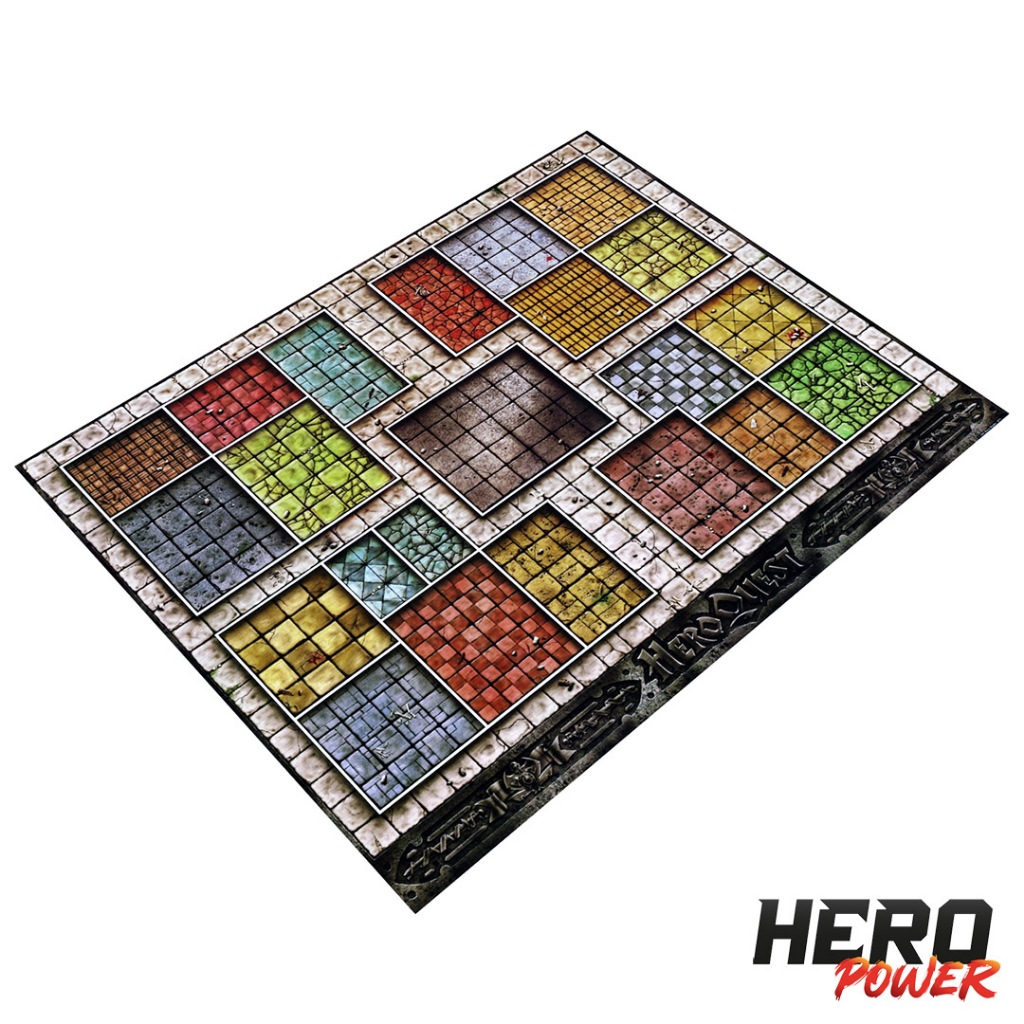 Playmat Hero Quest Mapa Tradicional | Lona Vinil |