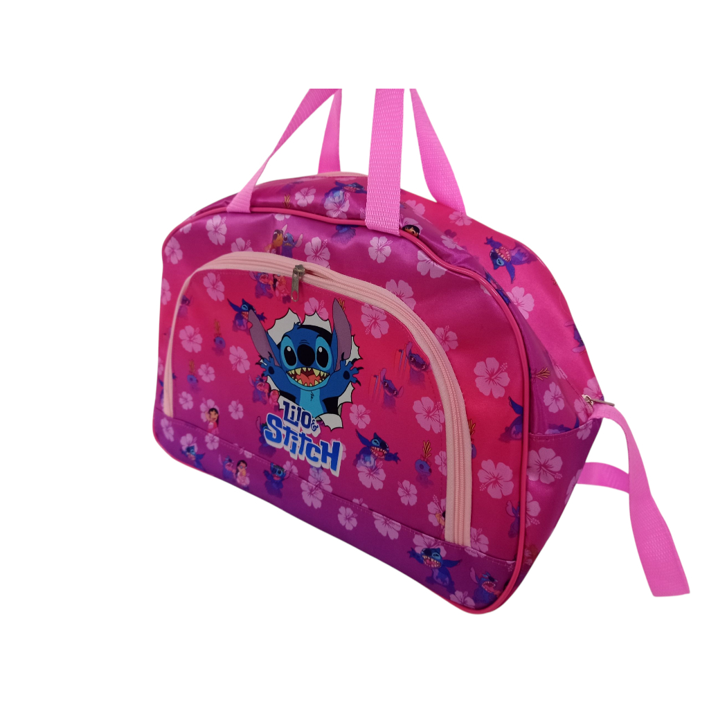 BOLSA VIAGEM STITCH ROSA