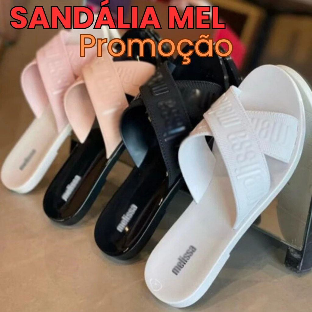 Mel Slide Feminina M Lover Rasteira Super Leve Mac