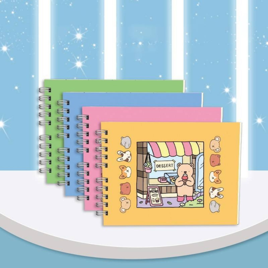 Kit 4 Livro de Colorir Dessert Capa Brilho 50 Folh