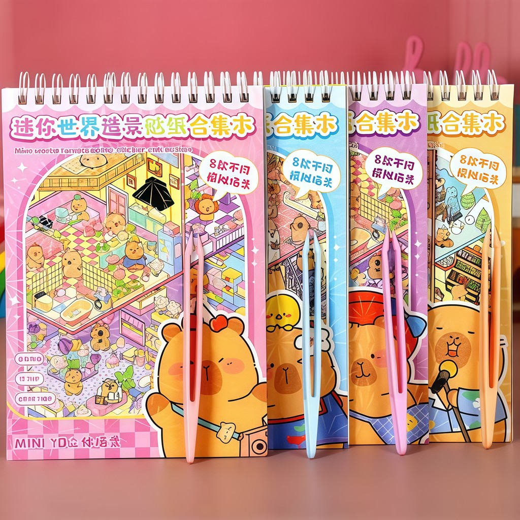 Adesivos 3d Miniatura Cenário De Paisagismo Kawai