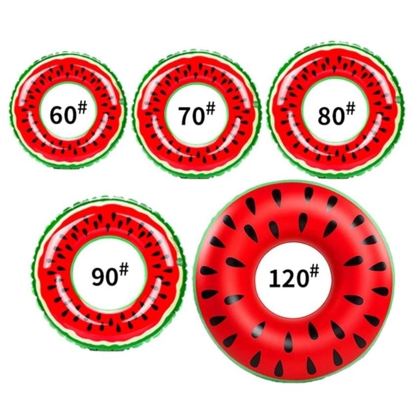 Melancia Bóia Circular Adulto e Infantil ADULTO A