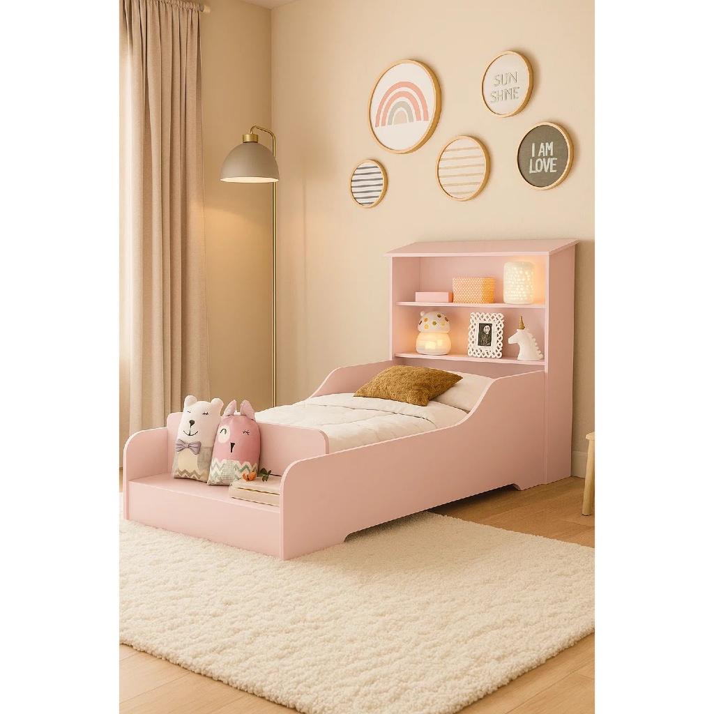 Mini Cama Montessoriana Casinha Infantil Liz Com P