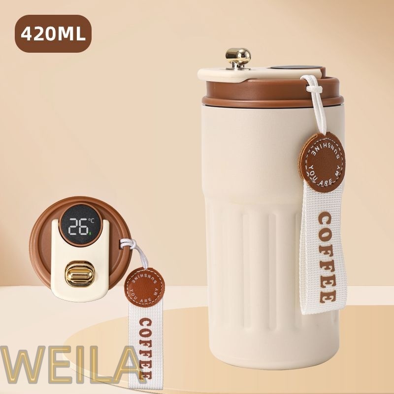 Copo Térmico Digital Com Sensor de Temperatura 42