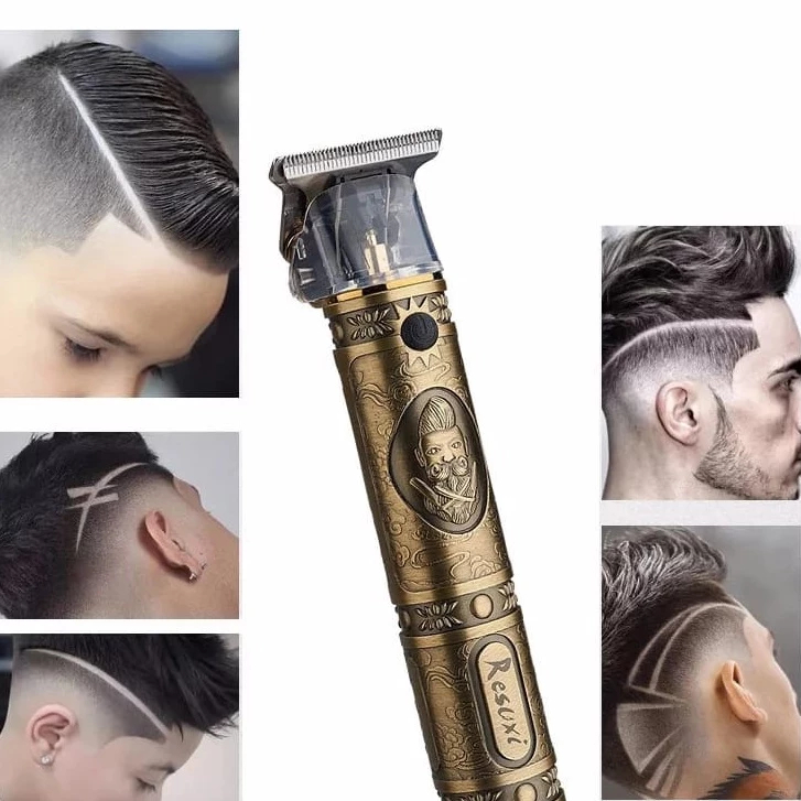 Máquina de cortar cabelo masculina  elétrico bar