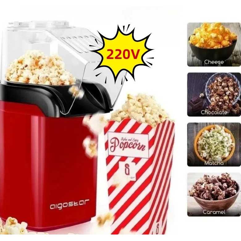 Pipoqueira Elétrica Ar Quente Máquina Fazer Pipo