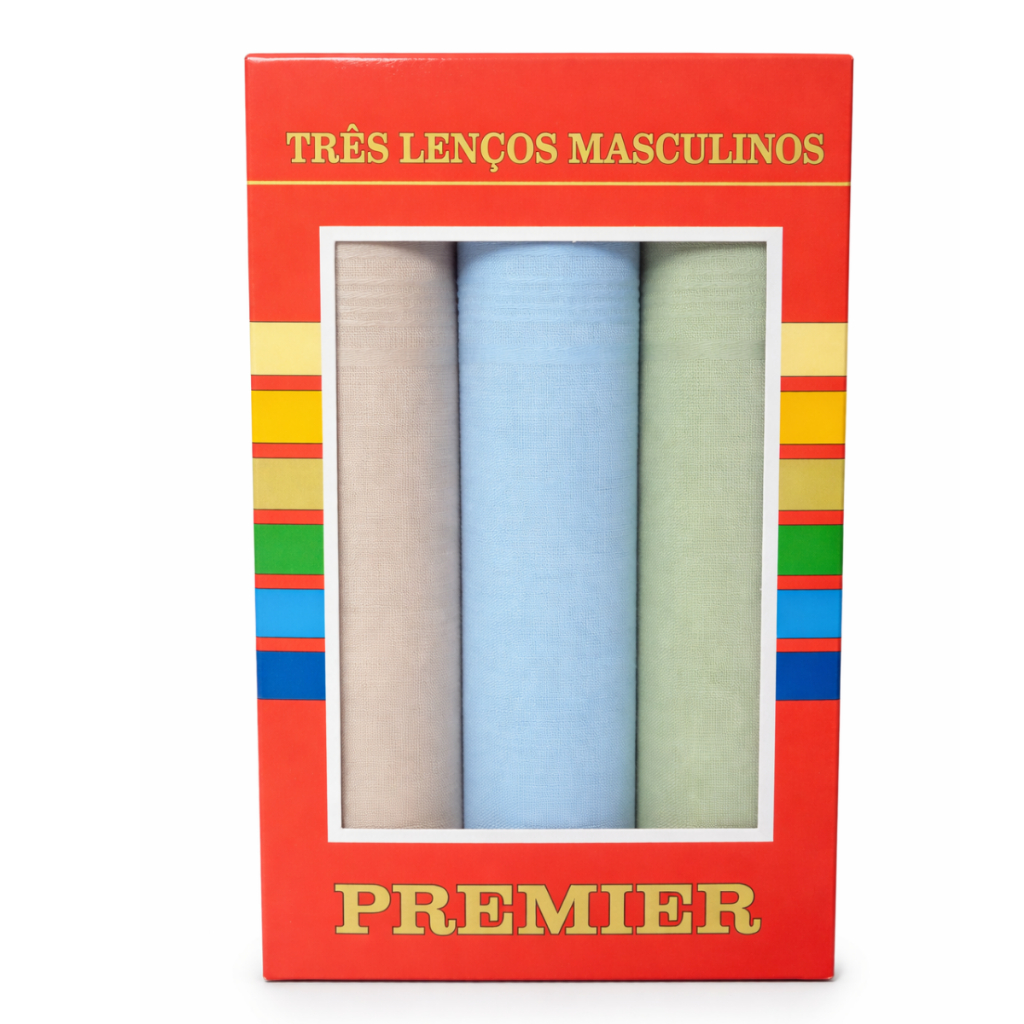 Kit 9 Lenços De Bolso Masculino Premier 32×3