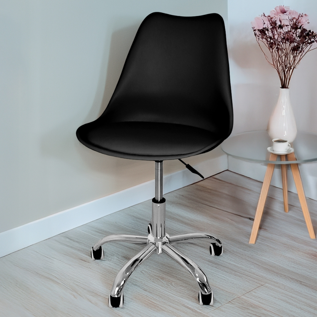 Cadeira Para Escritório Secretária Com Base Gira