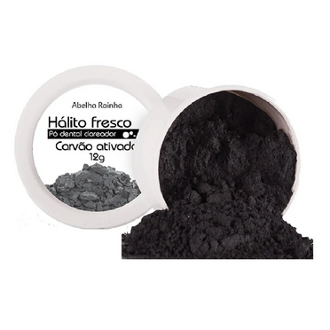Pó Dental Branqueador Carvão Ativado 12g Abelha 