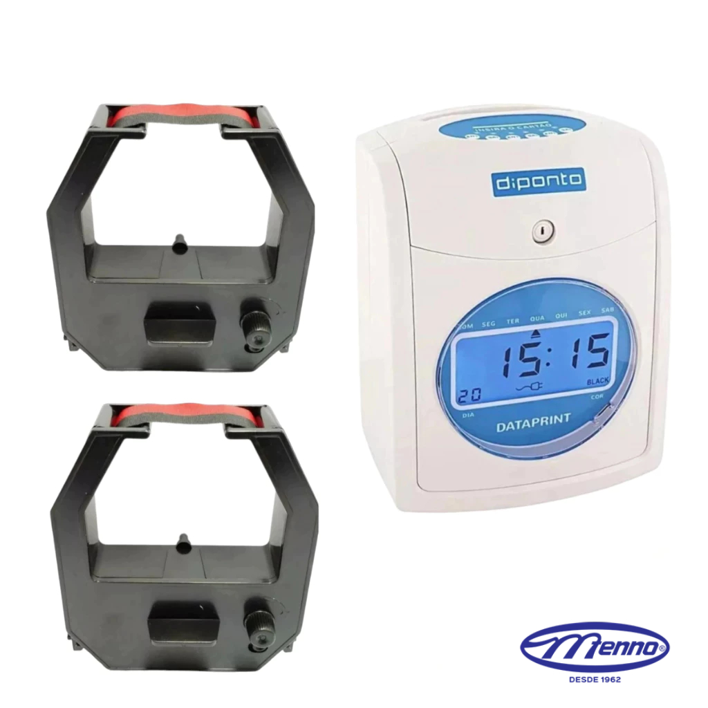 2 Fitas de impressão relógio de ponto – Ca