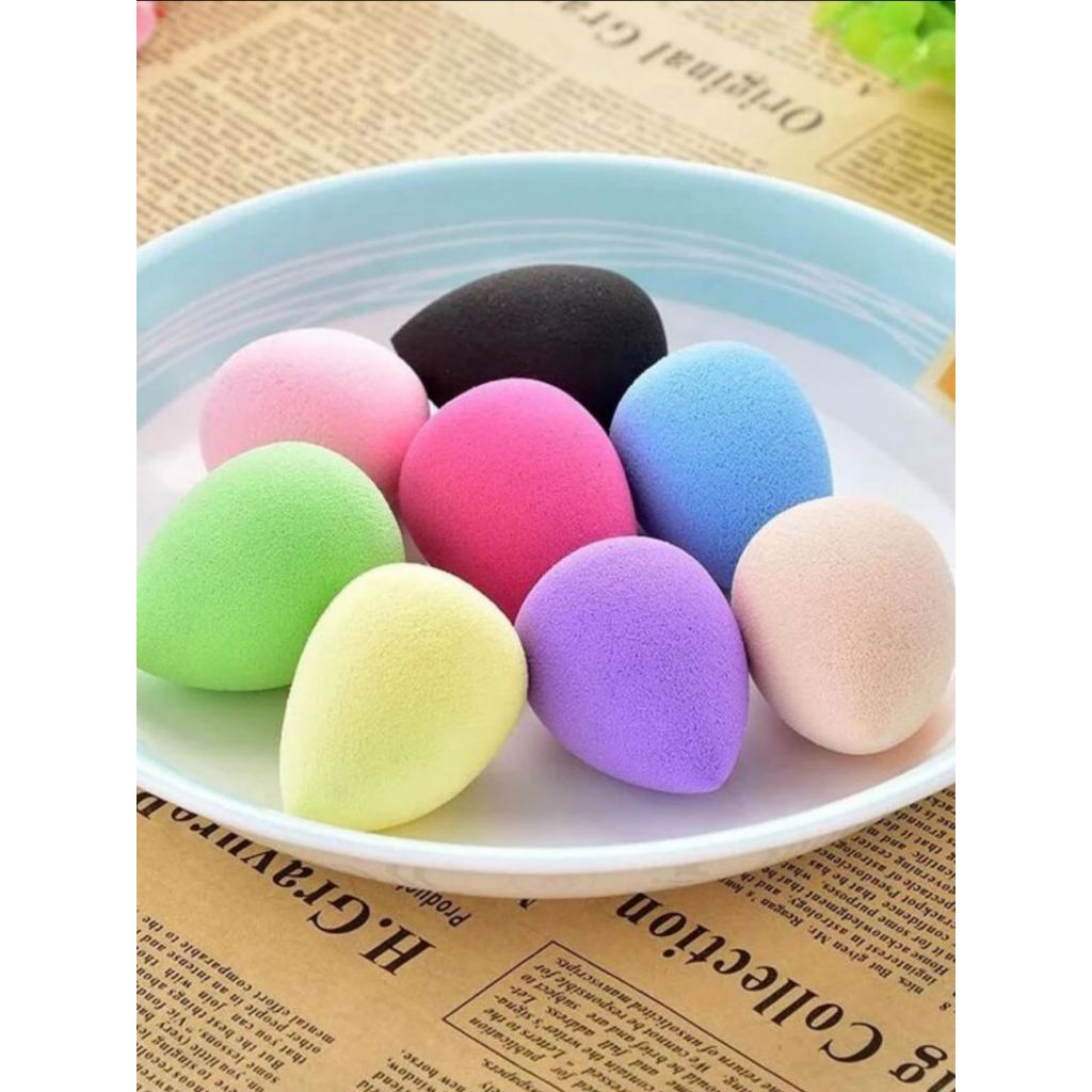 kit com 12/24/36pcs  Esponjas Gota Para rosto e Ma