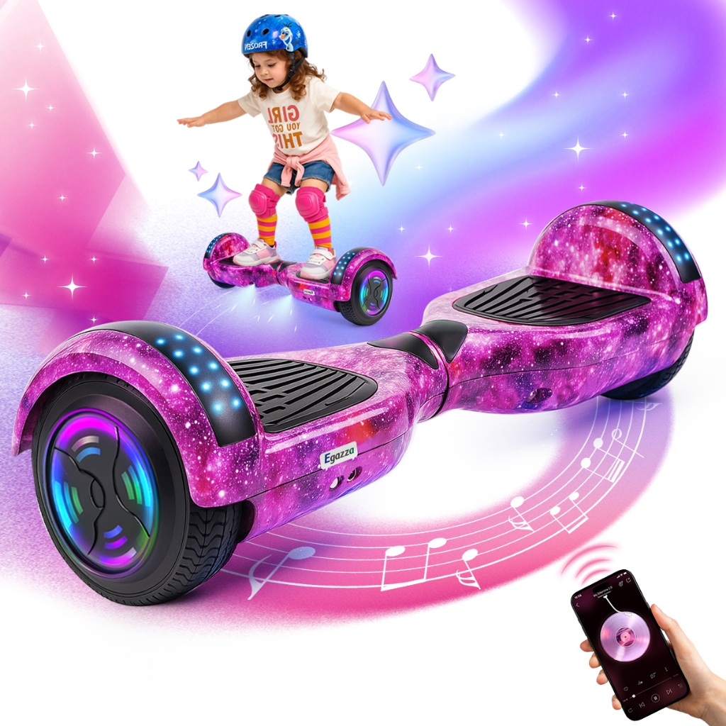 Egazza Hoverboard Skate elétrico infantil bateria