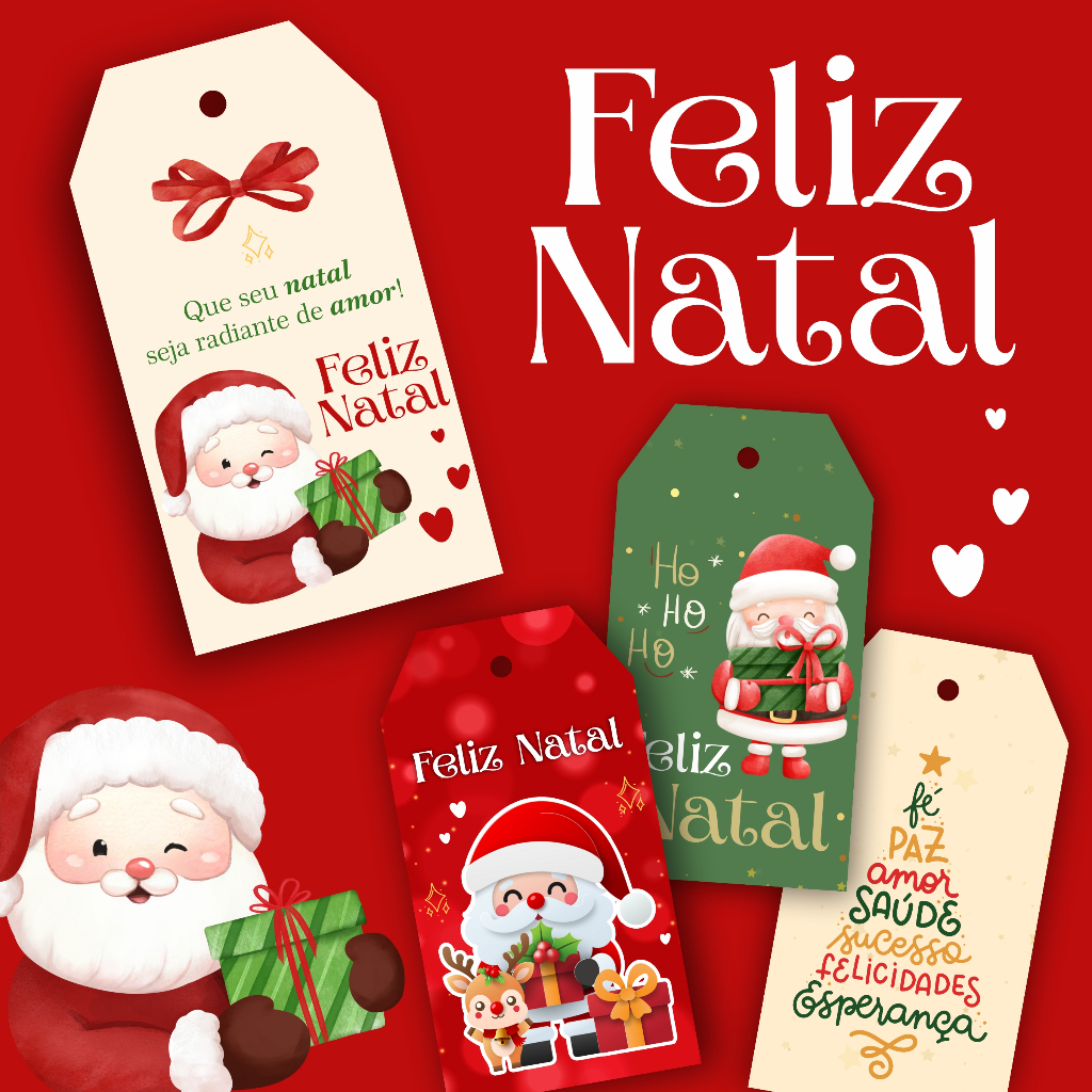 Tags de Natal :: Cartão de Natal :: Papel Supremo