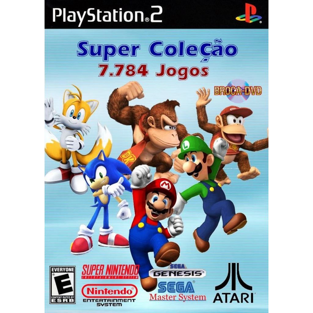 SUPER COLEÇÃO 7.784 JOGOS ISO PS2