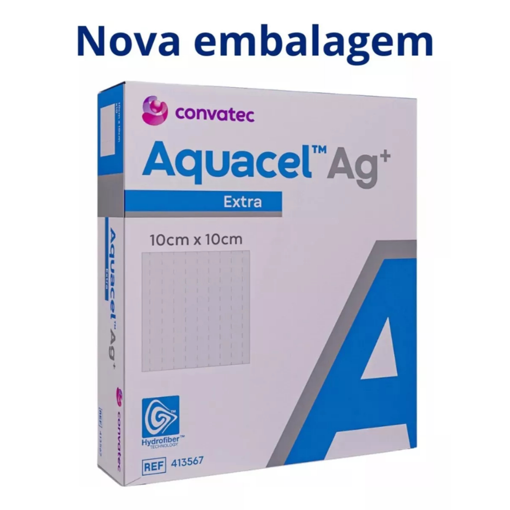 Curativo Aquacel Ag + Extra Convatec 10x10cm ̵