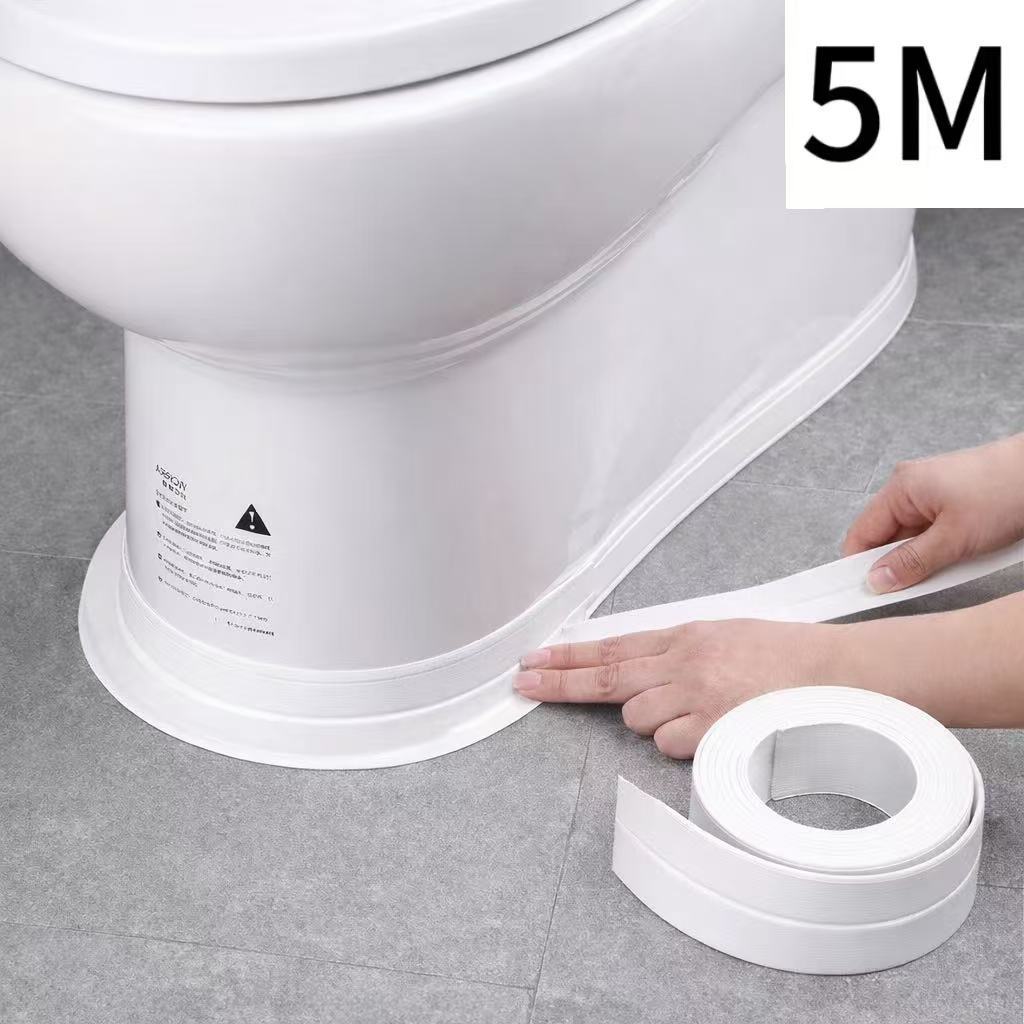 Kit 1/2/3Fita Adesiva de Vedação PVC 5M Imperme�