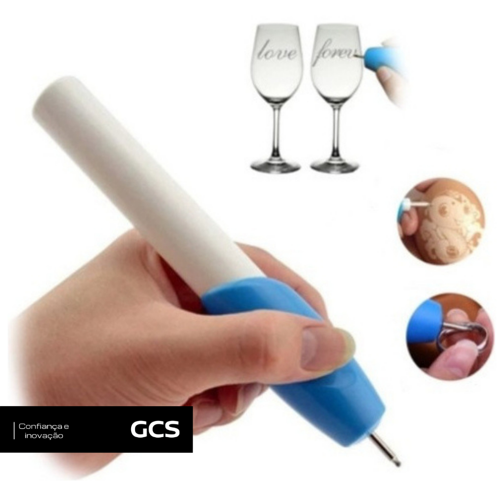 Caneta Gravadora Portátil Elétrica Para Gravar O