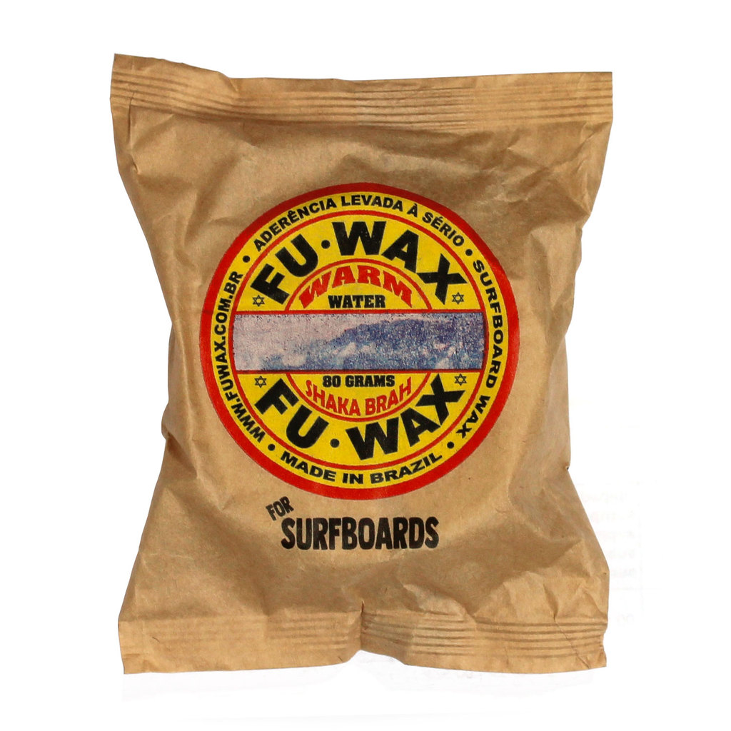 Parafina FU WAX Warm 80g  Surf Wax Para Água Temp