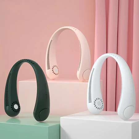 Ventilador de Pescoço Leve com Carregamento USB &