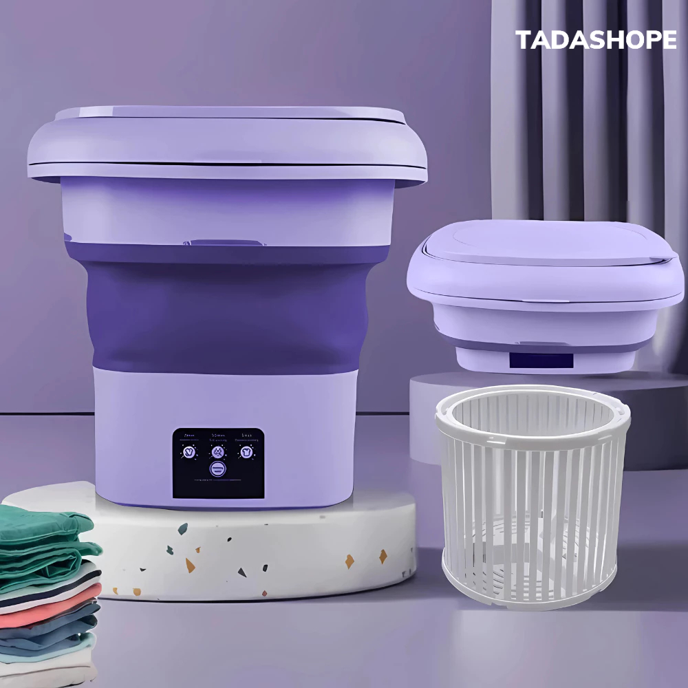 Mini máquina de lavar roupa dobrável portátil m