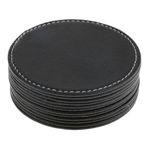 Porta Copos Kit 6 Conjunto de Courino Bolacha para