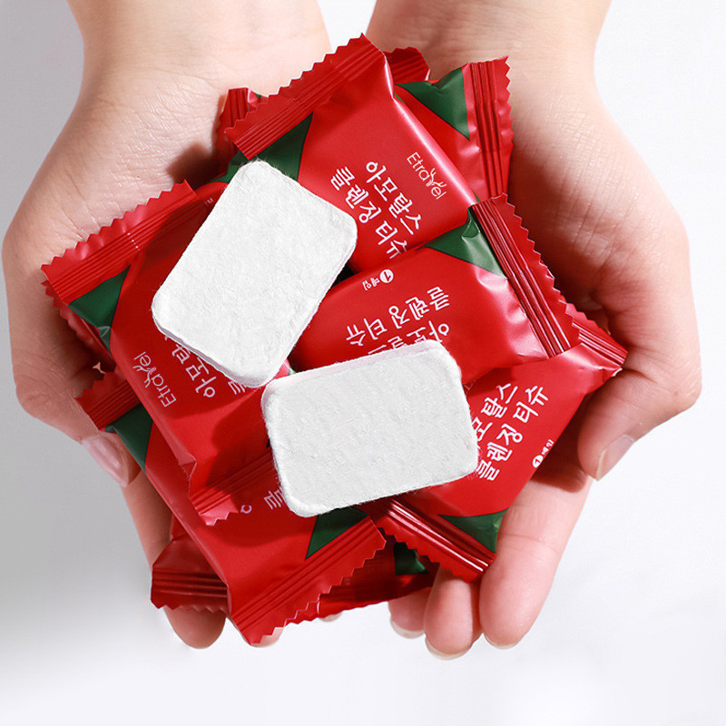 Kit 30 Peças Toalhas Comprimidas de Algodão Puro